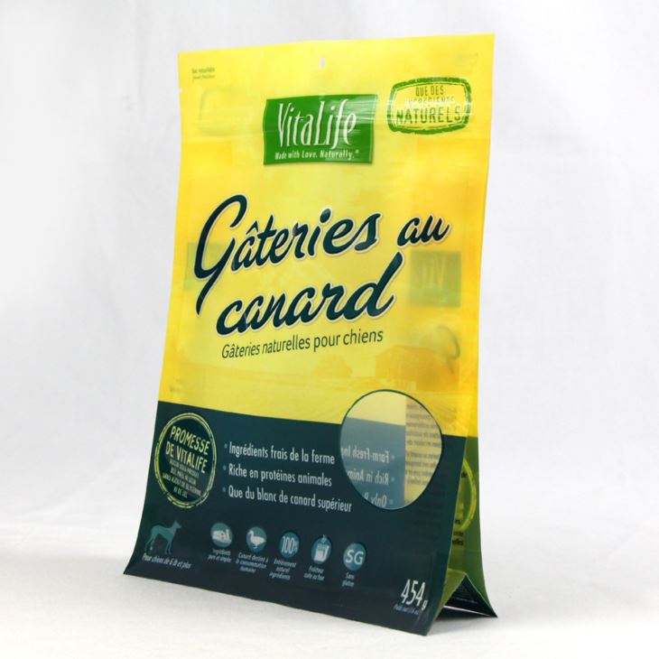 กระเป๋าอาหารสุนัขพร้อมหน้าต่าง