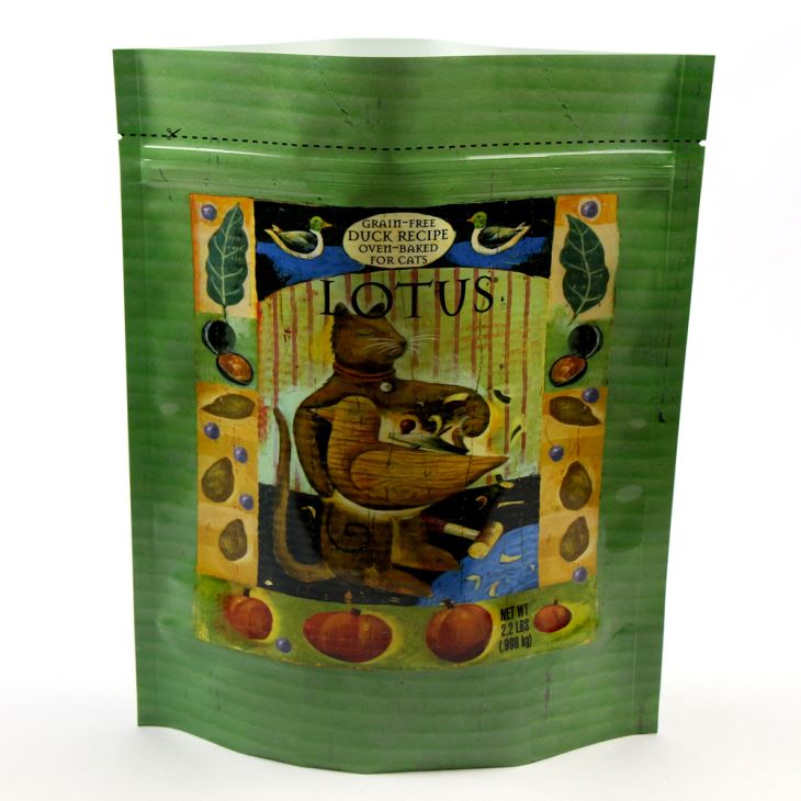 กระเป๋าใส่อาหารแมวลุกขึ้นยืน