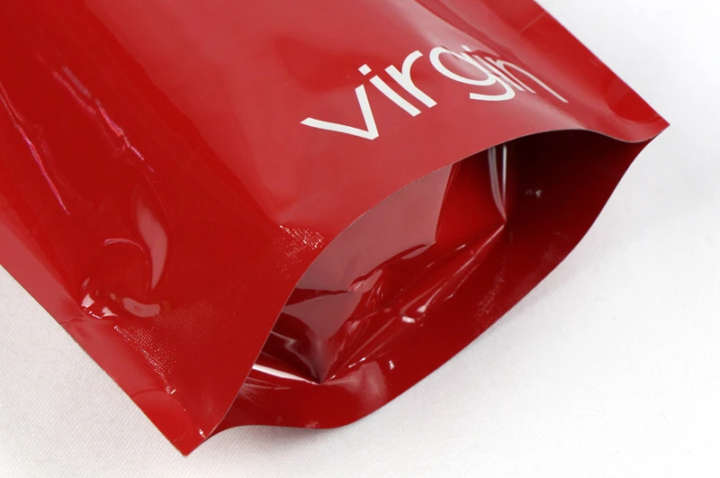 อลูมิเนียมฟอยล์สีแดงยืนขึ้นถุงซิป Red Aluminum Foil Stand Up Zipper Bags