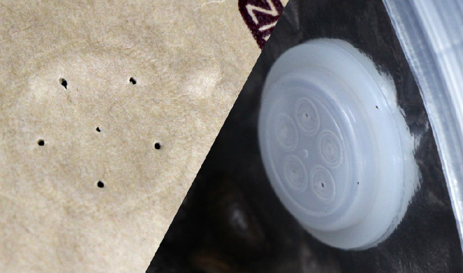 กระเป๋ากระดาษคราฟท์ด้านล่างแบบแบน