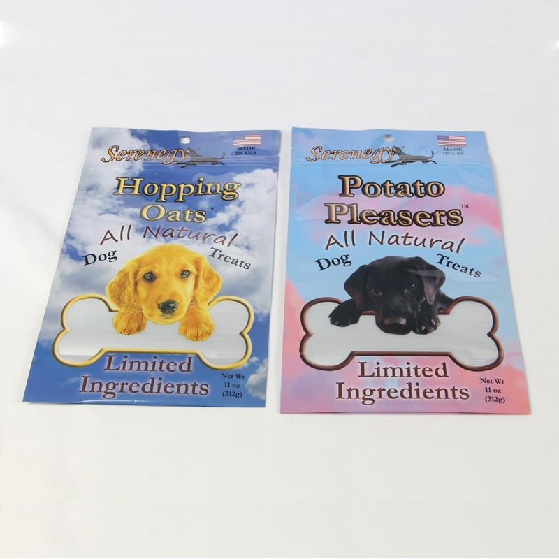 ถุงบรรจุอาหารสัตว์เลี้ยงถุงอาหาร Zipper Dog Food Pet Food Packaging Bag With Zipper Dog Food Bags