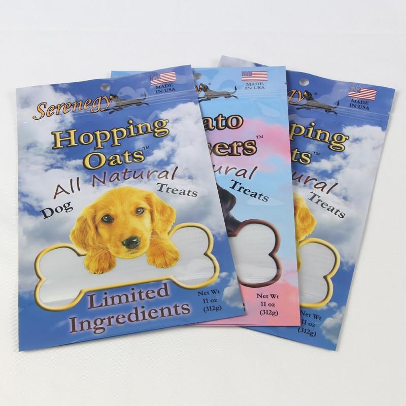 ถุงบรรจุอาหารสัตว์เลี้ยงถุงอาหาร Zipper Dog Food Pet Food Packaging Bag With Zipper Dog Food Bags