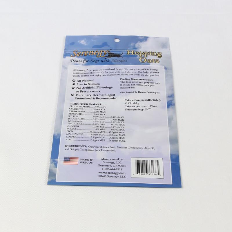 ถุงบรรจุอาหารสัตว์เลี้ยงถุงอาหาร Zipper Dog Food Pet Food Packaging Bag With Zipper Dog Food Bags