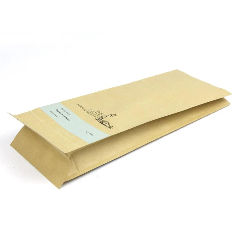 กระดาษคราฟท์ถุงอลูมิเนียมฟอยล์พร้อมวาล์ว 8 ด้านซีล Kraft Paper Aluminium Foil Bag With Valve 8 Side Sealed