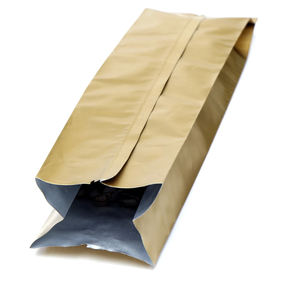 โรงงานขายส่งถุงเท้าด้านข้าง Foil Coffee Bag Factory Wholesale Side Gusset Foil Coffee Bag