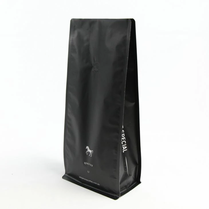 ถุงอลูมิเนียมฟอยล์กาแฟพร้อมวาล์ว 8 ด้านซีล