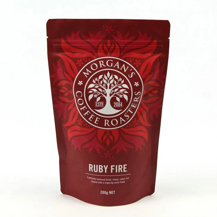 การพิมพ์ Polychrome Stand Up Aluminizing Pouch พร้อมวาล์วสำหรับชากาแฟ