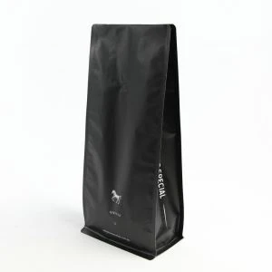 ถุงอลูมิเนียมฟอยล์กาแฟพร้อมวาล์ว 8 ด้านซีล