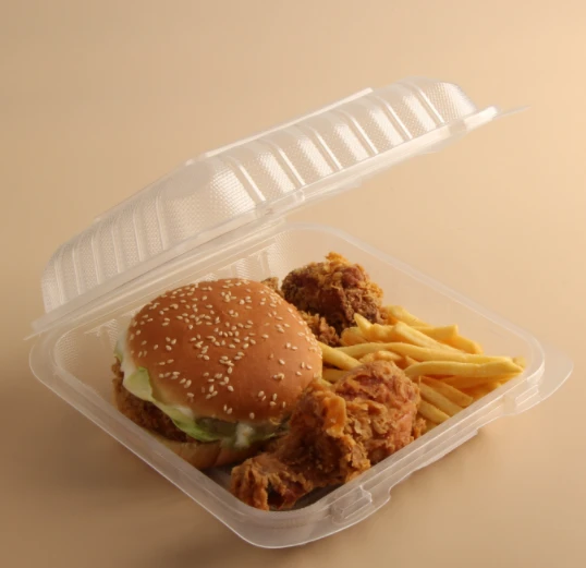 คอนเทนเนอร์แบบใช้แล้วทิ้ง To Go โปร่งใส