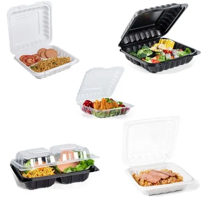 Black To-go Food Containers